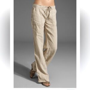 Linen wide Michael Stars wide leg pants exellent condition price firm!